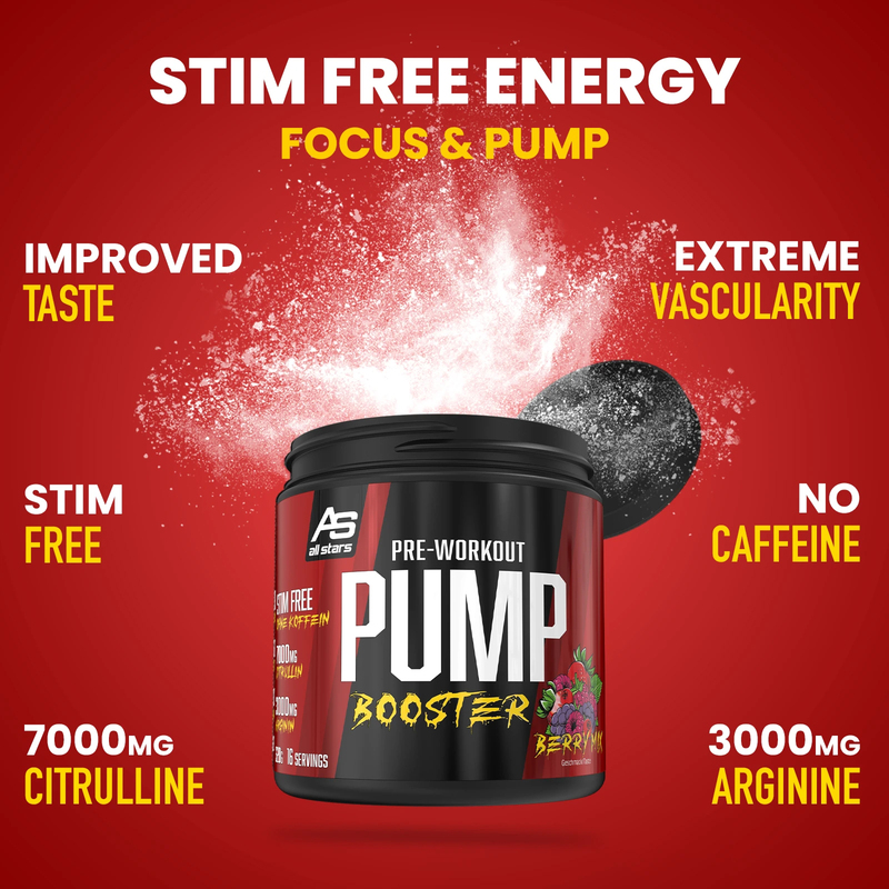 ALL STARS Pump Booster Berry Mix Facts