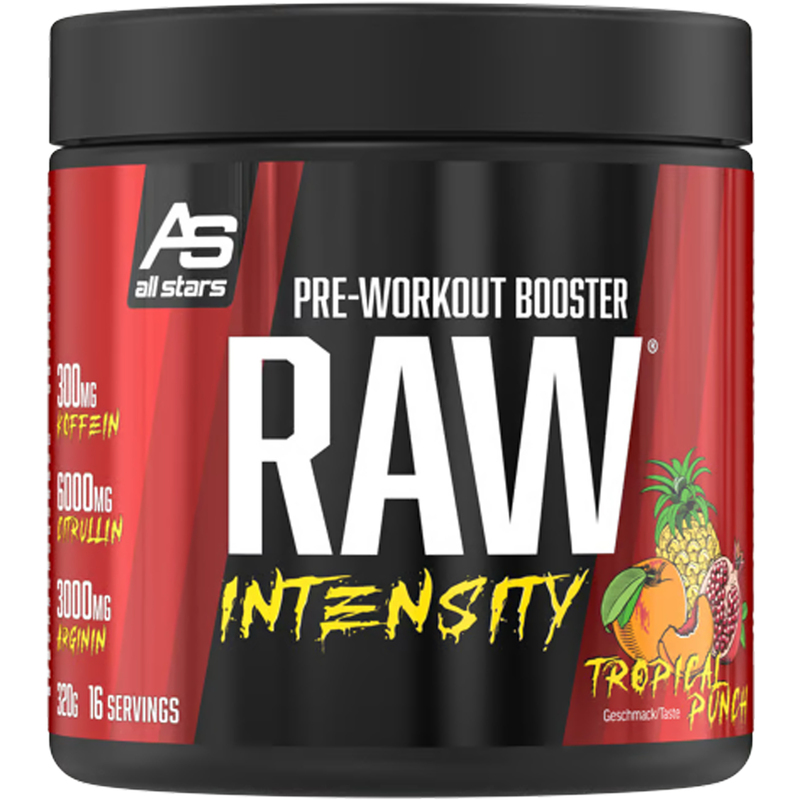 ALL STARS Raw Intensity Pre-Workout Booster Tropical
