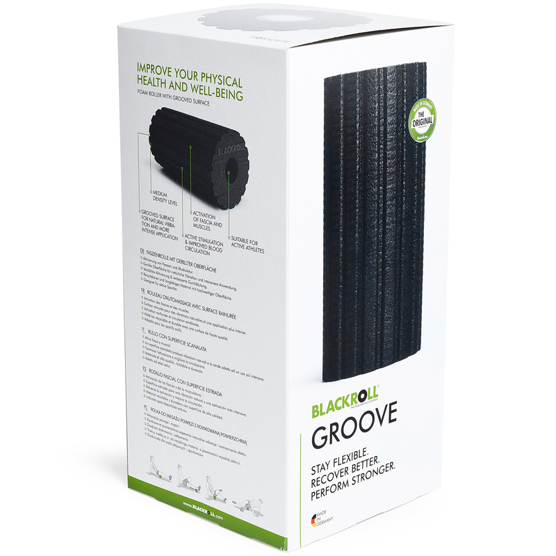 BLACKROLL® Groove Standard Faszienrolle Verpackung Rückseite