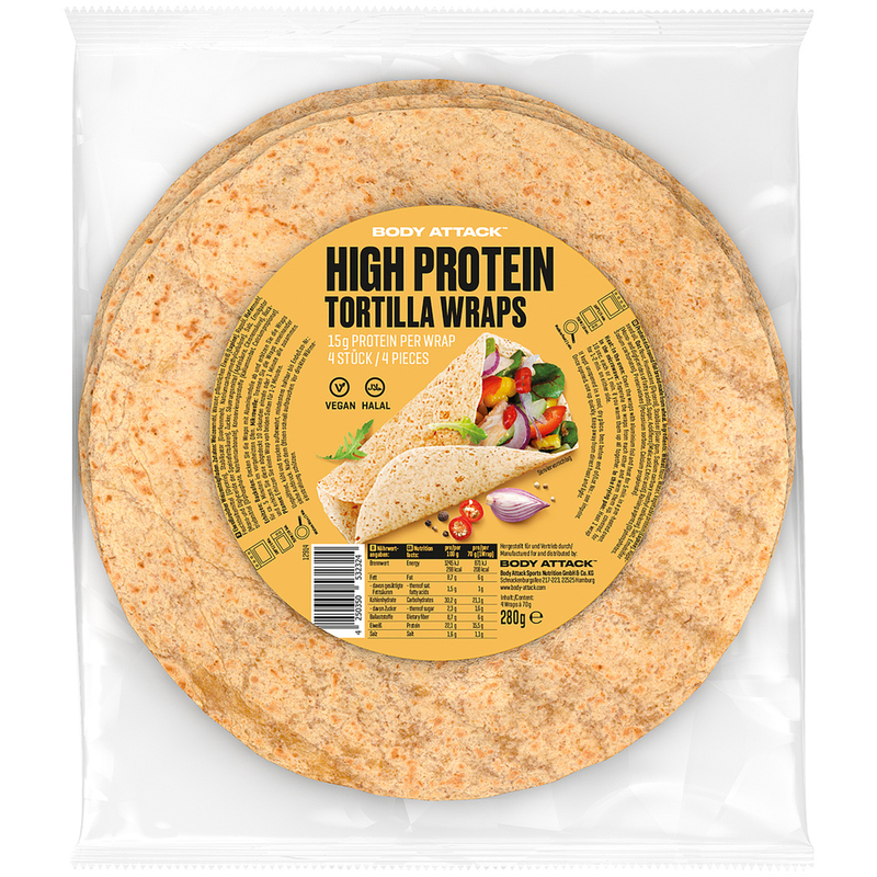 BODY ATTACK High Protein Tortilla Wraps