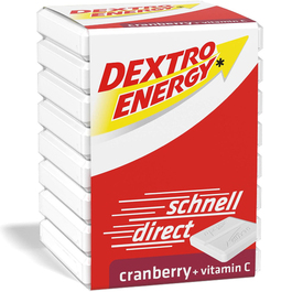 DEXTRO ENERGY Cranberry + Vitamin C (1 Würfel)