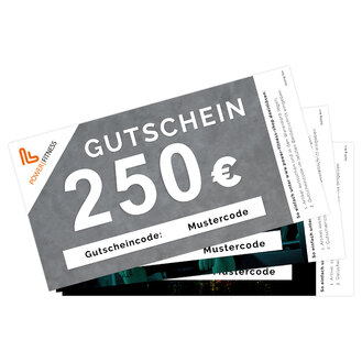 Power & Fitness Geschenkgutschein