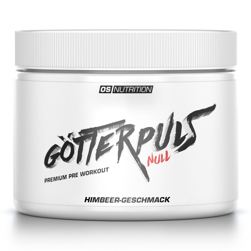 OS NUTRITION Götterpuls Null Premium Pre Workout Booster - Himmbeere