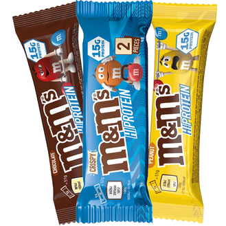 m&m Hi Protein Bar