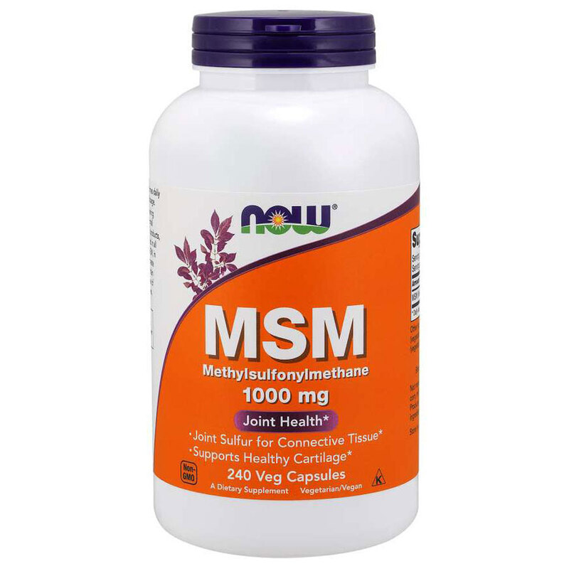 NOW FOODS MSM (Methylsulfonylmethane) Kapseln - 120 Kapseln