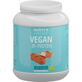 Nutri+ Vegan 3K Proteinpulver (1000g)