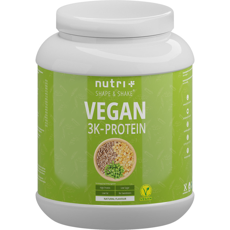 Nutri+ Vegan 3K Proteinpulver - Neutral