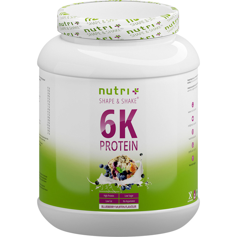 Nutri+ Vegan Proteinpulver 6K - Blaubeere Muffin