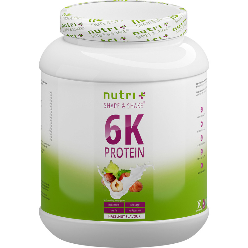 Nutri+ Vegan Proteinpulver 6K - Haselnuss
