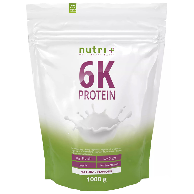 Nutri+ Vegan Proteinpulver 6K - Natural