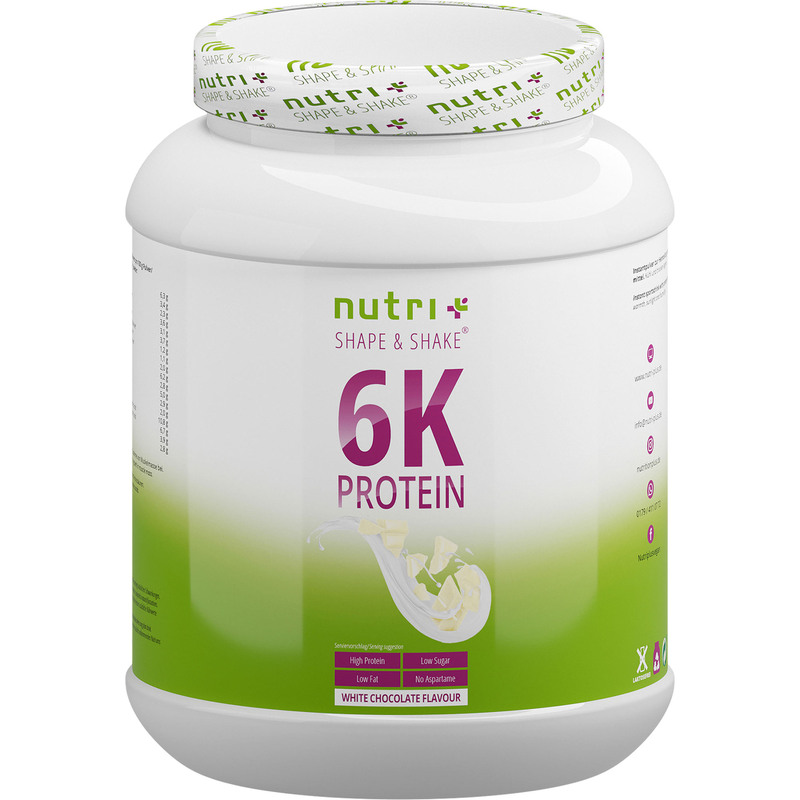 Nutri+ Vegan Proteinpulver 6K - Weisse Schokolade