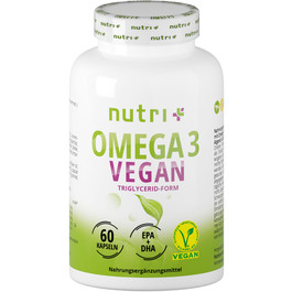 Nutri+ Omega 3 Vegan (60 Kapseln)