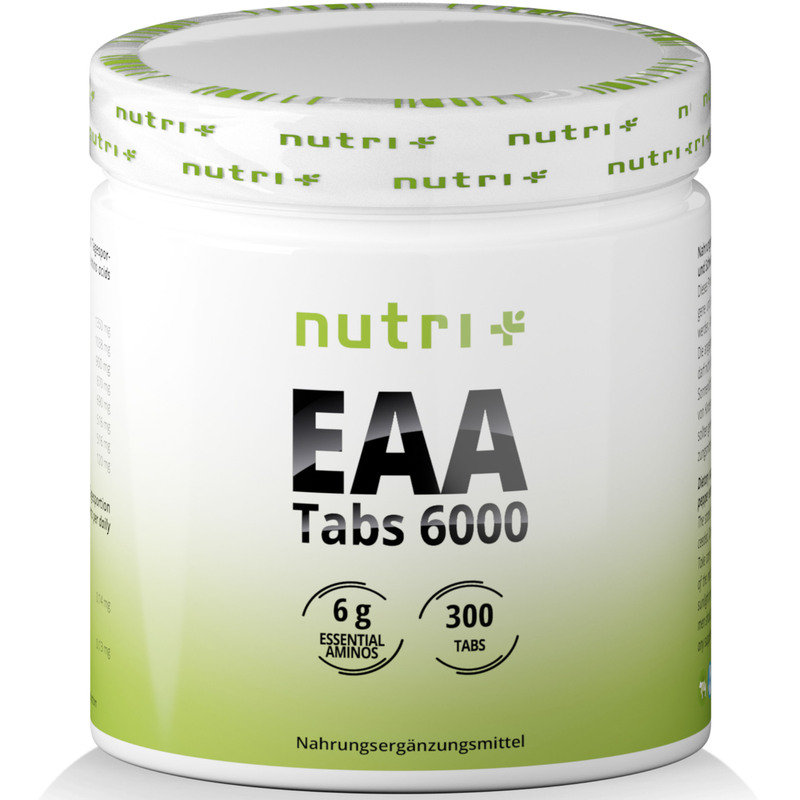 Nutri+ Vegan Sports EAA Mega Tabs 6000 (300 Tabletten)