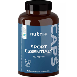 Nutri+ Vegane Sport Essentials - Vitalstoffe für Sportler (120 Kapseln)