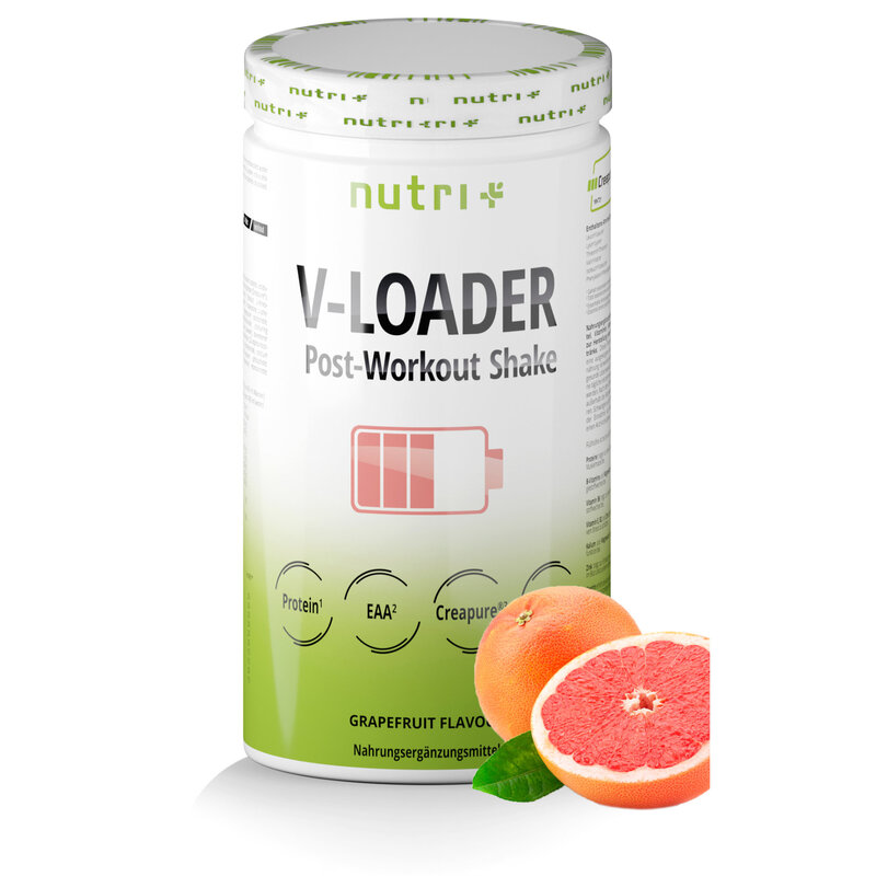 Nutri+ V-Loader - Vegan Post-Workout Shake - Grapefruit
