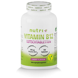 Nutri+ Vitamin B12 (100 Lutschtabletten) (MHD: 29.4.23)