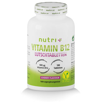 Nutri+ Vitamin B12 (100 Lutschtabletten) (MHD: 29.4.23)