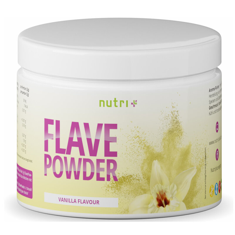 Nutri+ FlavePowder - veganes Geschmackspulver - Vanilla