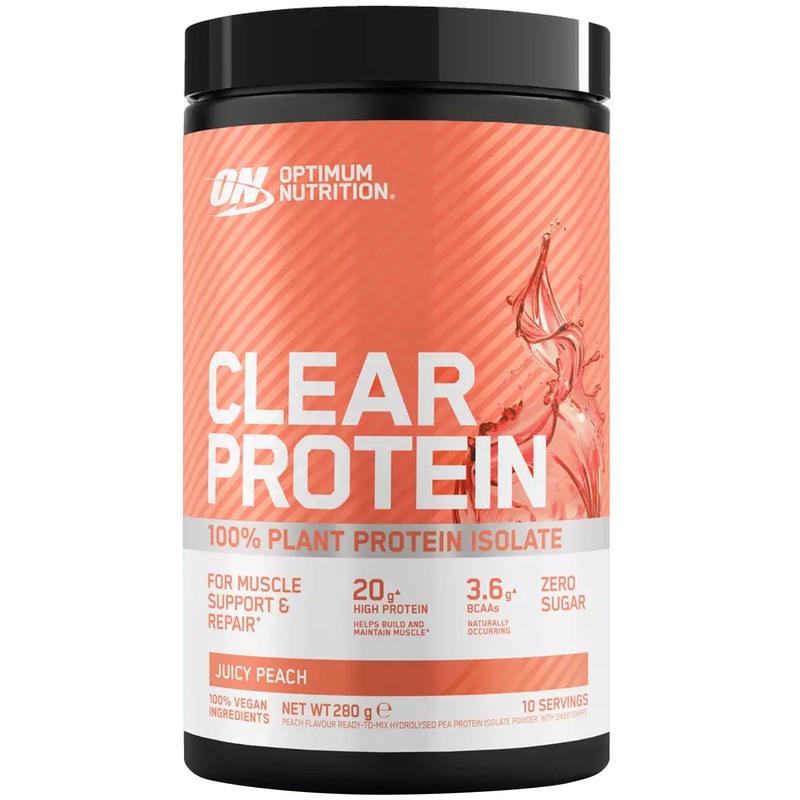 OPTIMUM NUTRITION Clear Protein 100% Plant Protein Isolate Juicy Peach