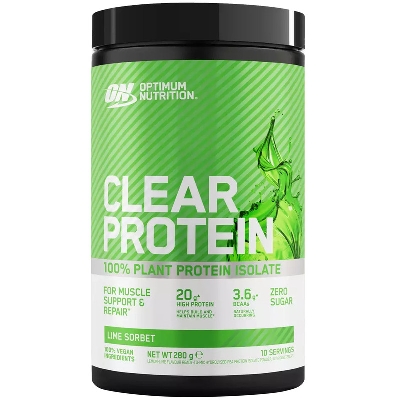 OPTIMUM NUTRITION Clear Protein 100% Plant Protein Isolate Lime Sorbet
