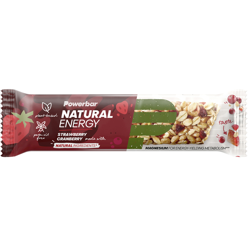 PowerBar Natural Energy Cereal Riegel Strawberry Cranberry