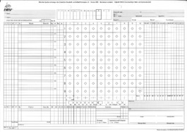 DBV Scoresheets Spielberichtsbögen Baseball (20 Sätze)
