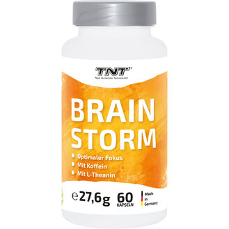 TNT Brain Storm | Koffein, Theanin, Vitamine, Mineralien (60 Kapseln) TNT Brain Storm | Koffein, Theanin, Vitamine, Mineralien (60 Kapseln)