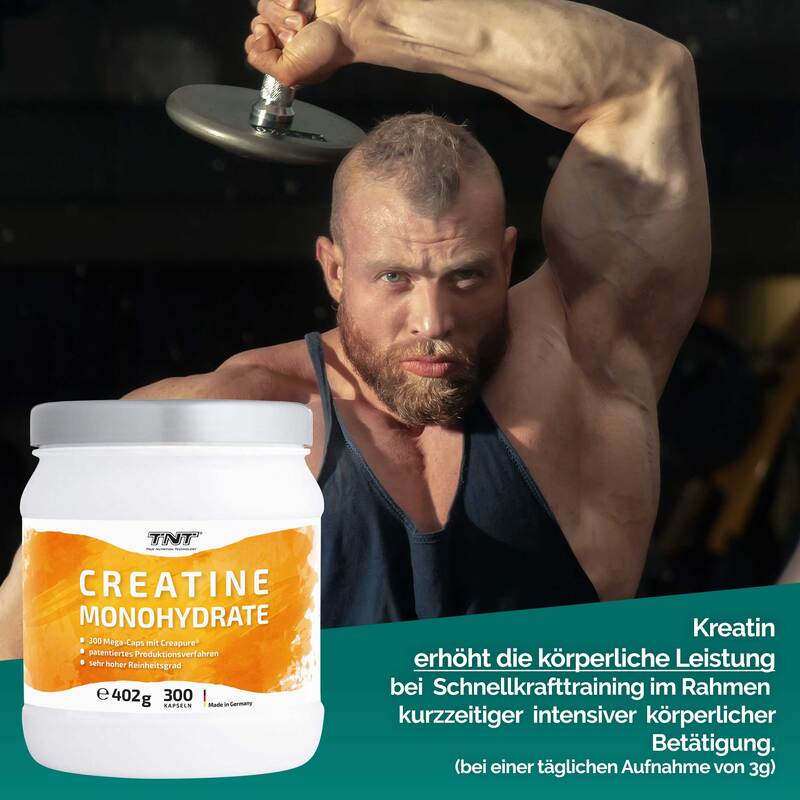 TNT Creatine Creapure® Kapseln - für mehr Kraft
