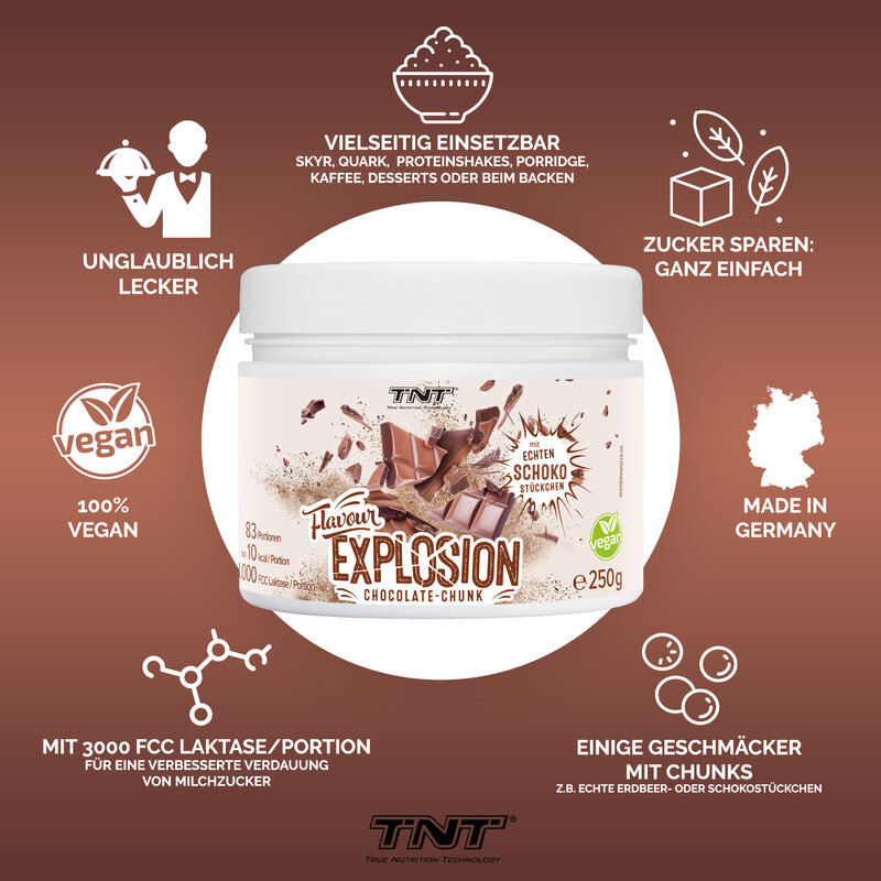 TNT Flavour Explosion - Chocolate-Chunk - Bulletpoints