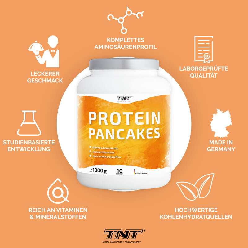 TNT Protein Pancakes - Bulletpoints