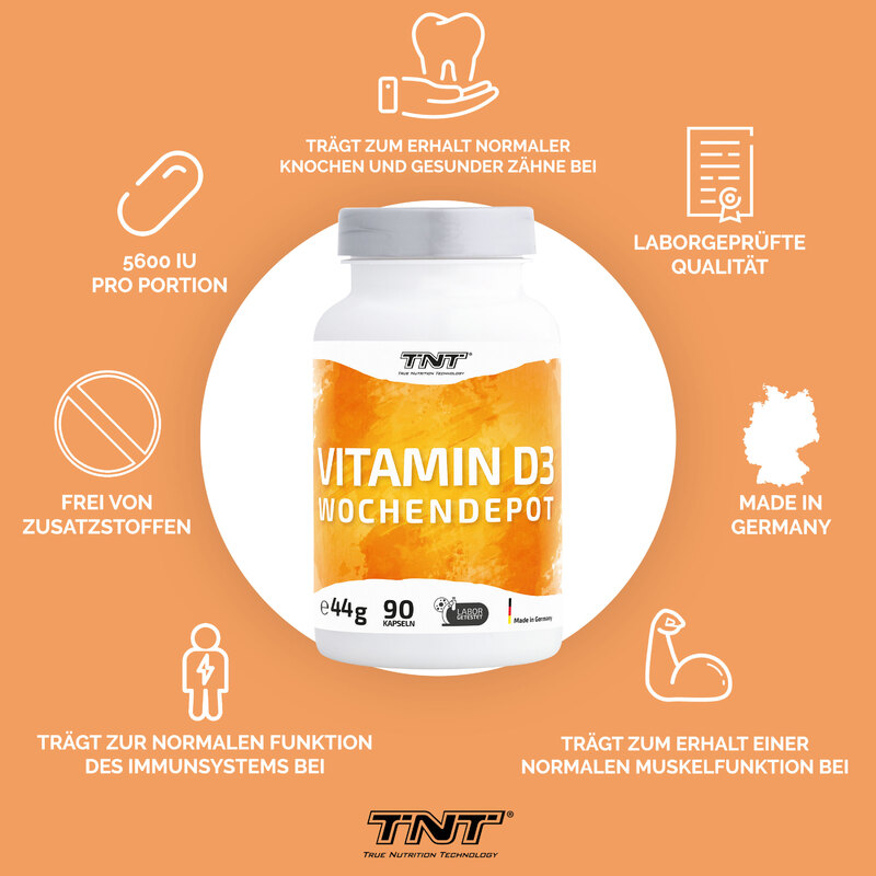 TNT Vitamin D3 Wochendepot A+ Bilder