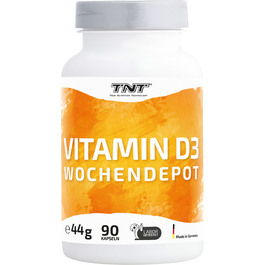TNT Vitamin D3 Wochendepot (90 Depotkapseln - 5600 i.E.)