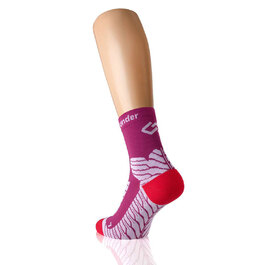 UNDER PRESSURE SOCKX | halbhohe Socken mit Kompression (1 Paar) rose