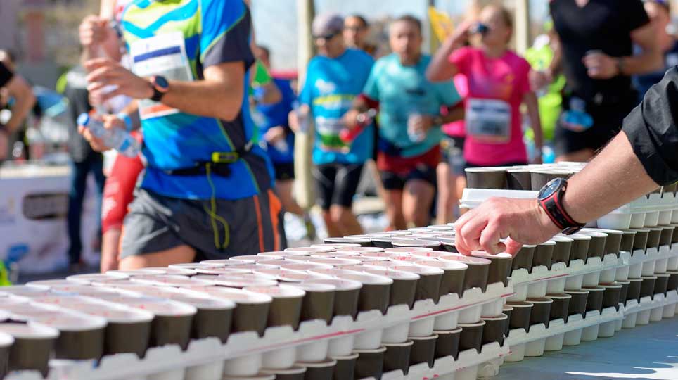 Sportnahrung beim Marathon