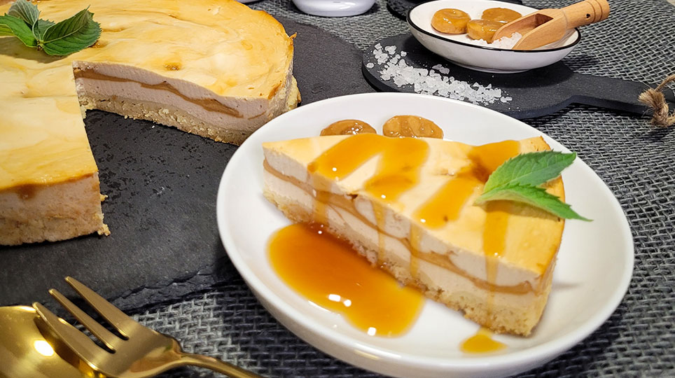 Rezept - Salted Caramel Cheesecake