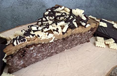 Twix-Style High-Protein Kuchen